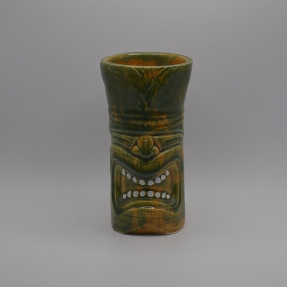 Tiki Farm 2001 Green 5 inch Tiki (Crazy Al Evans Charmer) - Picture 1 of 5